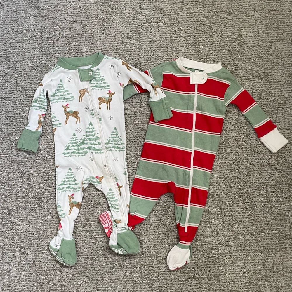 2 Burt’s Bees Holiday Pajamas
